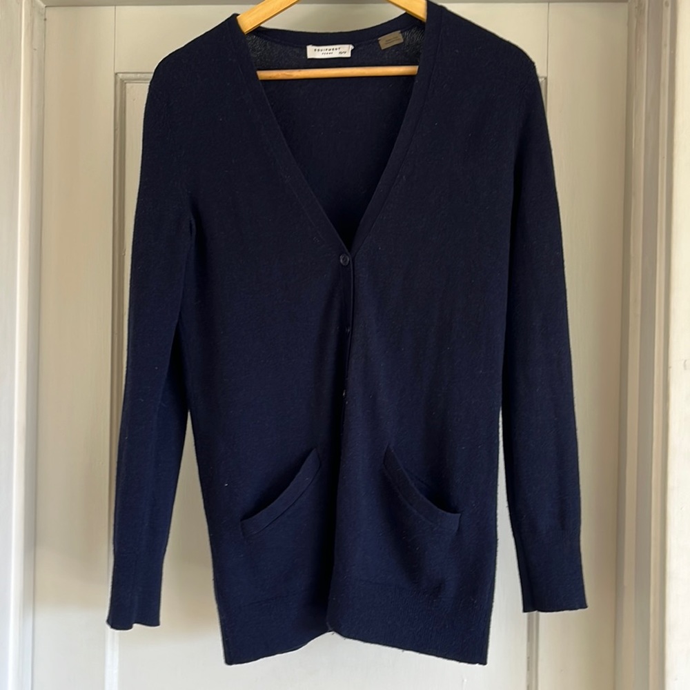 Perfect Equiptment cardigan, 100% cashmere